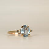 14k Gold Spinel Ring - SIZE 8