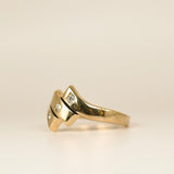 10k Gold Diamond Ring - SIZE 6.75