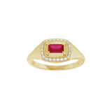 The Baguette Signet Ring