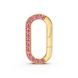 Pink Tourmaline Charm Bail