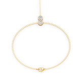 Anchor Diamond Hand Chain