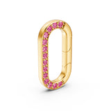 Pink Tourmaline Charm Bail