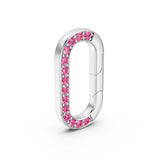 Pink Tourmaline Charm Bail