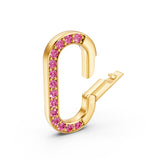 Pink Tourmaline Charm Bail