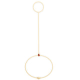 Solitaire Gemstone Hand Chain