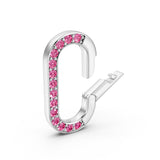 Pink Tourmaline Charm Bail