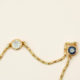 Gemstone Diamond Cut Razo Hand Chain