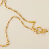 9k Figaro Chain - 16 inches