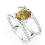 The Gemma Ring - Citrine