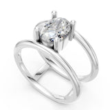 The Gemma Ring - Moissanite
