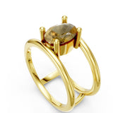 The Gemma Ring - Citrine