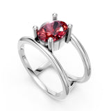 The Gemma Ring - Ruby