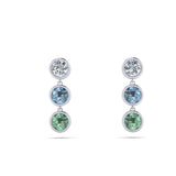 Drop Earrings in Aqua