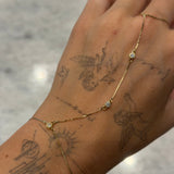 Trio Diamond Hand Chain