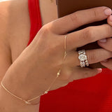 Trio Diamond Hand Chain