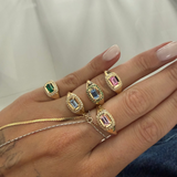The Baguette Signet Ring