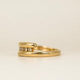 14k Gold Diamond Ring - SIZE 5