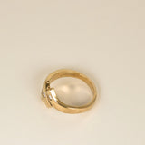 10k Gold Diamond Ring - SIZE 6.75