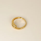 14k Gold Diamond Ring - SIZE 5