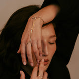 Anchor Diamond Hand Chain