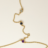 Gemstone Diamond Cut Razo Hand Chain