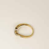 10k Gold Diamond Ring - SIZE 7