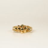 14k Gold Nugget Ring - SIZE 4.5