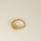 14k Gold Nugget Ring - SIZE 4.5