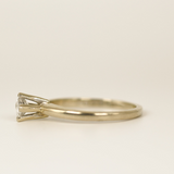 14k White Gold Diamond Ring - SIZE 5
